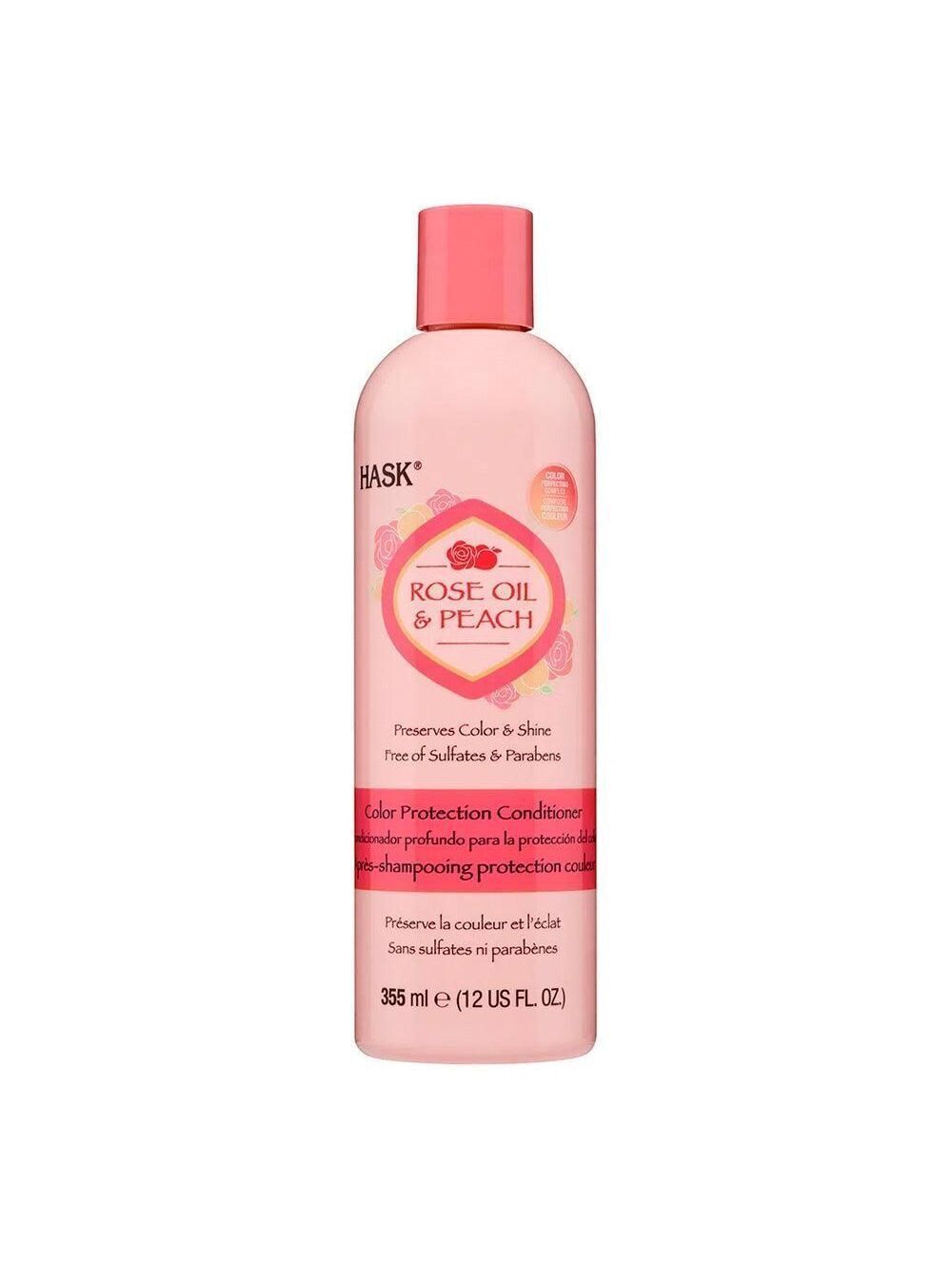 Hask Color Protection Conditioner Rose Oil & Peach 355.0 ML/12 oz NEW